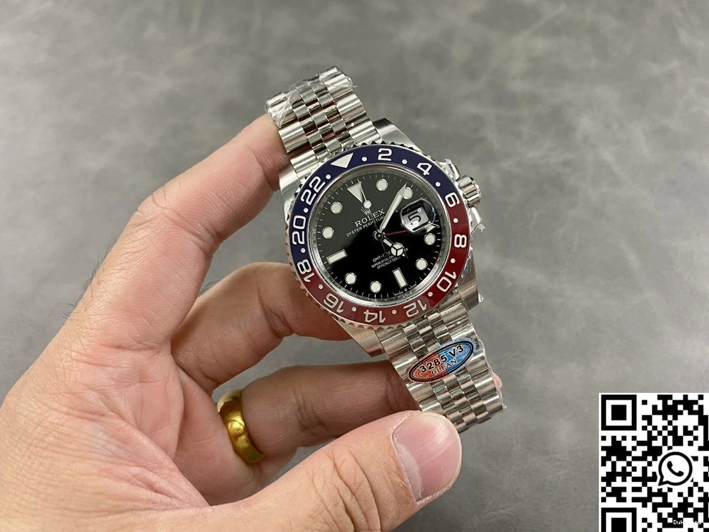 Rolex Master II GMT Factory Dial Clean Black V3 M126710BLRO-0001 0514